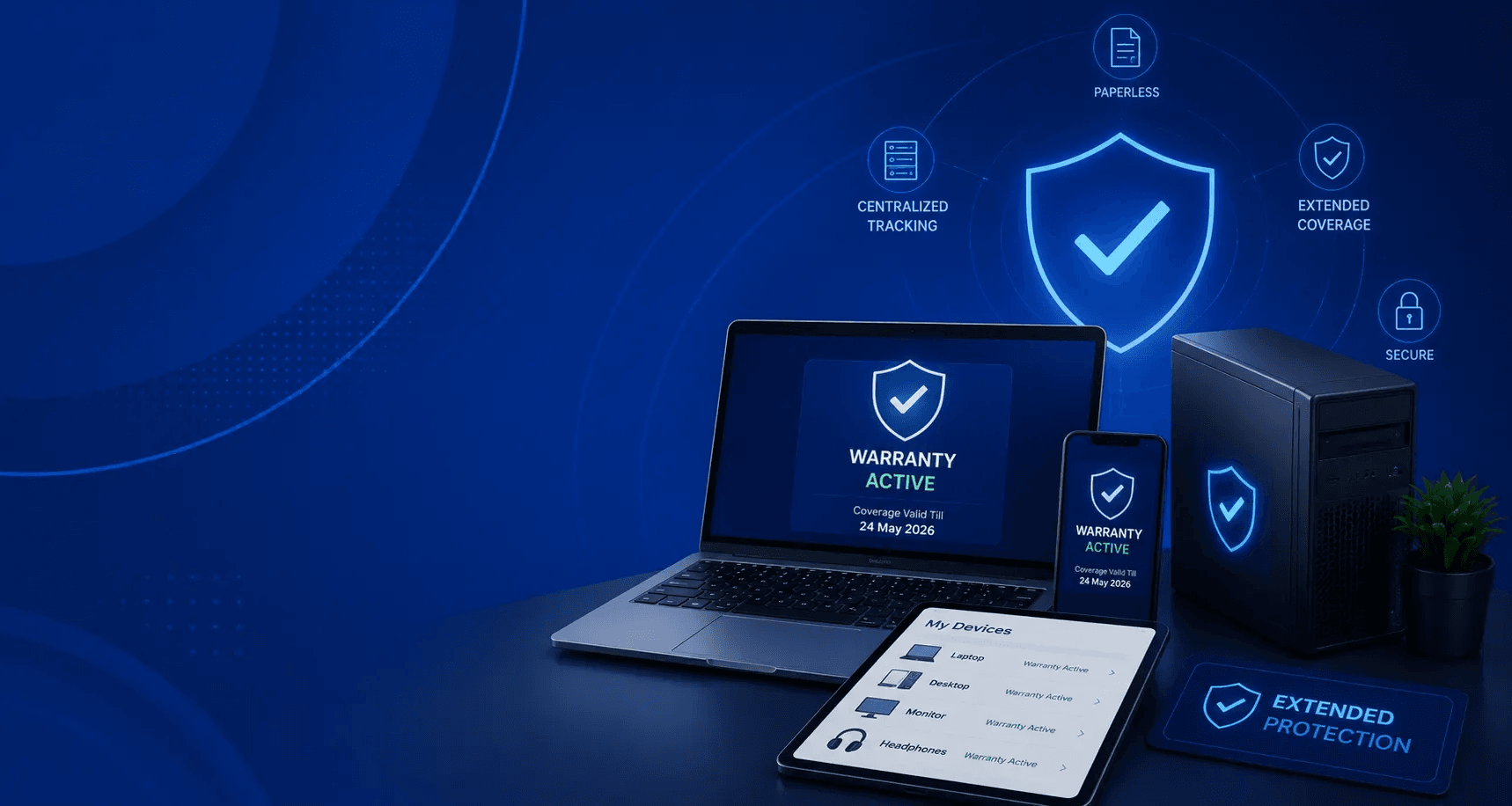 Digital warranty and extended protection