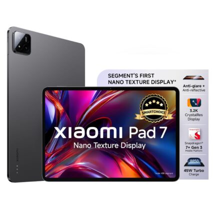 Xiaomi Pad 7 Nano Texture Display –12GB RAM | 256GB Storage | Snapdragon 7+ Gen 3 | 11.2" (28.44 cm) 3.2K CrystalRes Display - Grey