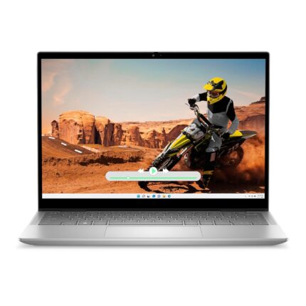 Dell Inspiron 7435 2-in-1 Laptop – AMD Ryzen 5 7530U | 8GB RAM | 512GB SSD | 14” FHD+ Touch Display | Active Pen Included | Windows 11 + MS Office 2021 | Backlit Keyboard | Fingerprint Reader | Platinum Silver | 1.58 kg